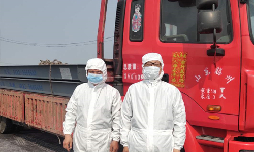 江苏连云港客户疫情期间订购电子汽车衡